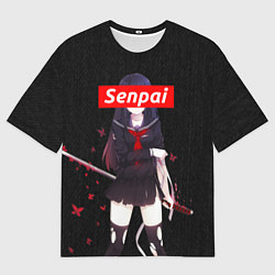 Мужская футболка оверсайз Senpai Assassin