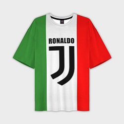 Мужская футболка оверсайз Ronaldo Juve Italy