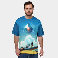 Футболка оверсайз мужская No Man’s Sky: Atlas Rises, цвет: 3D-принт — фото 2