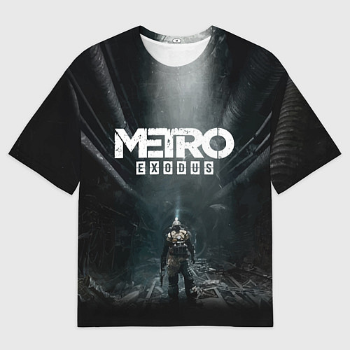 Мужская футболка оверсайз Metro Exodus / 3D-принт – фото 1