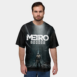 Футболка оверсайз мужская Metro Exodus, цвет: 3D-принт — фото 2