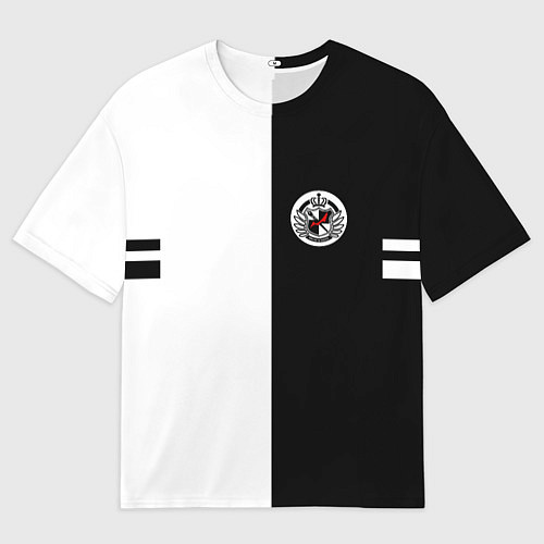 Мужская футболка оверсайз Monokuma School / 3D-принт – фото 1