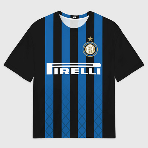 Мужская футболка оверсайз Inter: Icardi 18-19 / 3D-принт – фото 1