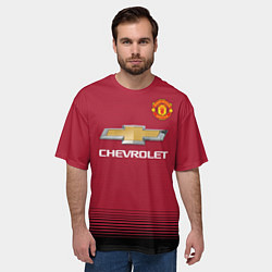 Футболка оверсайз мужская FC MU: Pogba 18/19, цвет: 3D-принт — фото 2