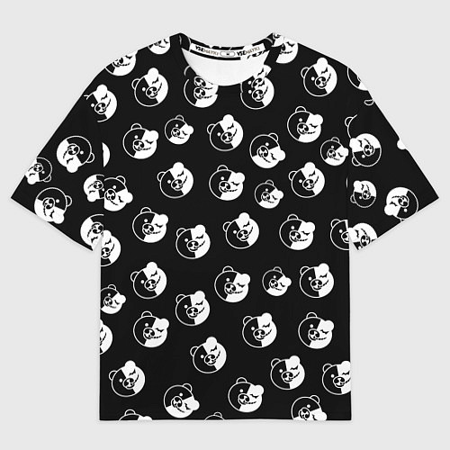 Мужская футболка оверсайз MONOKUMA / 3D-принт – фото 1