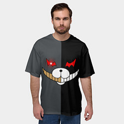 Футболка оверсайз мужская KUROKUMA x MONOKUMA, цвет: 3D-принт — фото 2