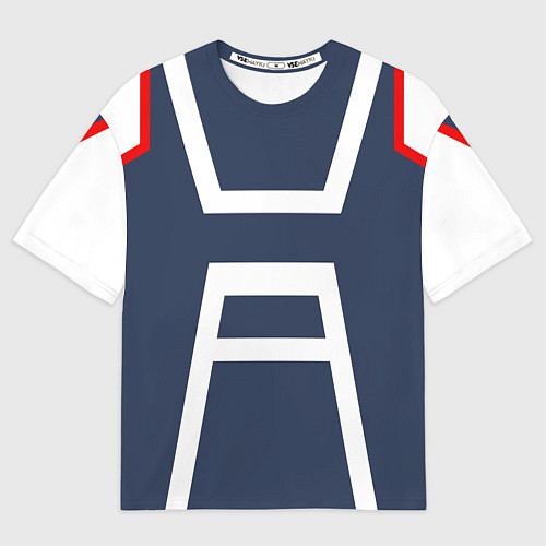 Мужская футболка оверсайз MHA U A SCHOOL / 3D-принт – фото 1