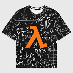 Футболка оверсайз мужская HL: Lambda, цвет: 3D-принт