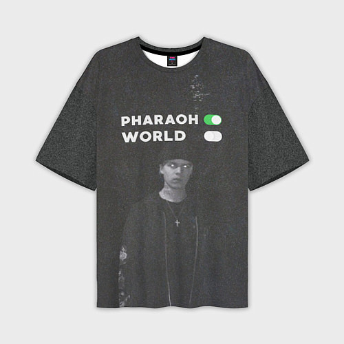 Мужская футболка оверсайз Pharaon On, World Off / 3D-принт – фото 1