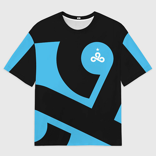 Мужская футболка оверсайз CS:GO - Cloud9 the form 2018-2019 / 3D-принт – фото 1