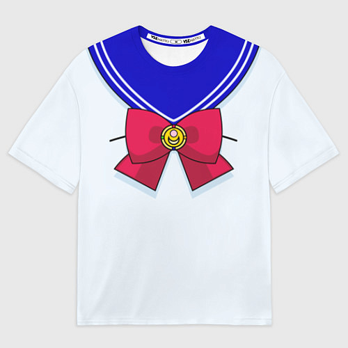 Мужская футболка оверсайз Девочка-матроска / 3D-принт – фото 1