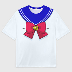 Футболка оверсайз мужская Девочка-матроска, цвет: 3D-принт