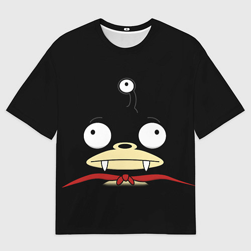 Мужская футболка оверсайз Лицо Ниблера / 3D-принт – фото 1