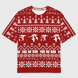 Футболка оверсайз мужская Winter TES, цвет: 3D-принт