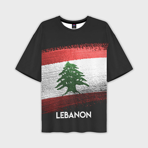 Мужская футболка оверсайз Lebanon Style / 3D-принт – фото 1