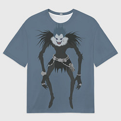 Мужская футболка оверсайз Рюк - Тетрадь смерти