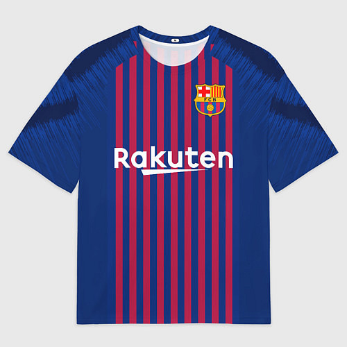 Мужская футболка оверсайз Suarez home 18-19 / 3D-принт – фото 1