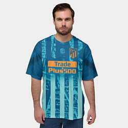 Футболка оверсайз мужская Griezmann alternative 18-19, цвет: 3D-принт — фото 2