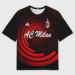 Футболка оверсайз мужская AC Milan - FC, цвет: 3D-принт