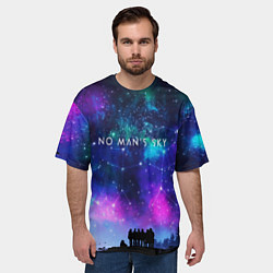 Футболка оверсайз мужская No Man's Sky: Space Vision, цвет: 3D-принт — фото 2