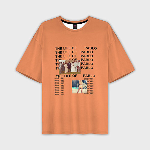 Мужская футболка оверсайз Kanye West: Pablo / 3D-принт – фото 1