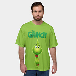 Футболка оверсайз мужская The Grinch, цвет: 3D-принт — фото 2