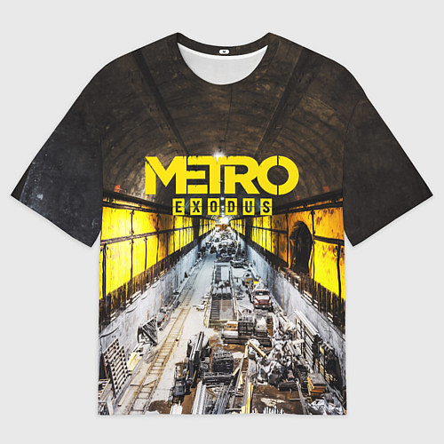 Мужская футболка оверсайз METRO EXODUS EXCLUSIVE / 3D-принт – фото 1