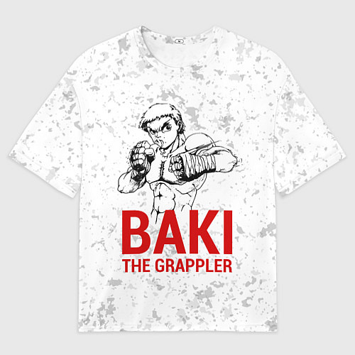 Мужская футболка оверсайз Baki the Grappler / 3D-принт – фото 1