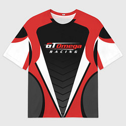 Футболка оверсайз мужская GT Omega, цвет: 3D-принт