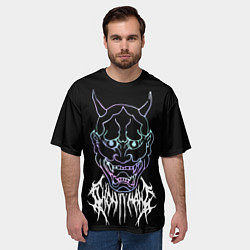 Футболка оверсайз мужская Ghostemane, цвет: 3D-принт — фото 2