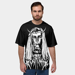 Футболка оверсайз мужская Ghostemane: Devil, цвет: 3D-принт — фото 2
