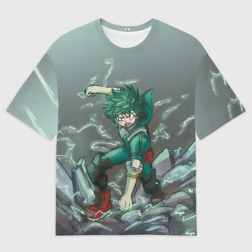 Мужская футболка оверсайз Изуку Академия / 3D-принт – фото 1