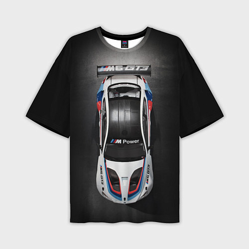 Мужская футболка оверсайз BMW M Power / 3D-принт – фото 1
