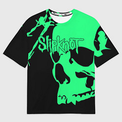 Футболка оверсайз мужская Slipknot: Acid Skull, цвет: 3D-принт