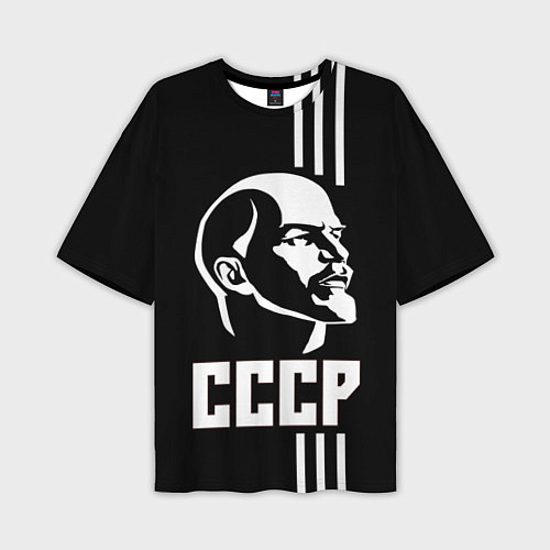 Мужская футболка оверсайз СССР Ленин / 3D-принт – фото 1