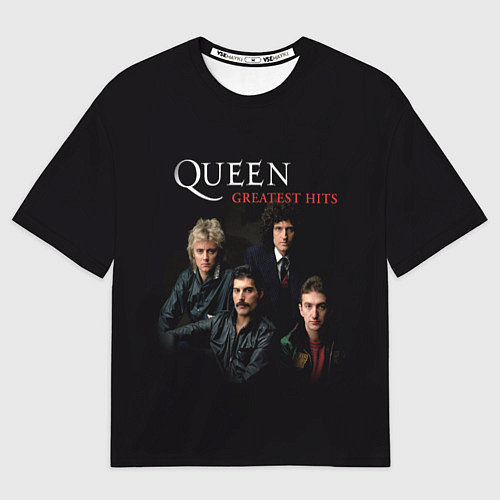 Мужская футболка оверсайз Queen: Greatests Hits / 3D-принт – фото 1