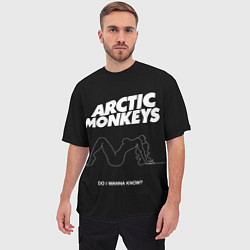 Футболка оверсайз мужская Arctic Monkeys: Do i wanna know?, цвет: 3D-принт — фото 2