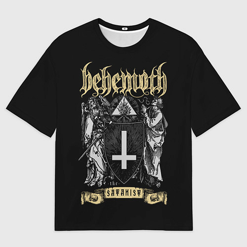 Мужская футболка оверсайз Behemoth: Satanist / 3D-принт – фото 1
