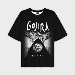 Мужская футболка оверсайз Gojira: Magma