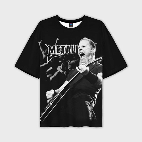 Мужская футболка оверсайз Metallica / 3D-принт – фото 1