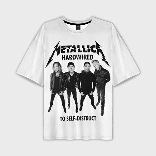 Мужская футболка оверсайз Metallica: Hardwired / 3D-принт – фото 1