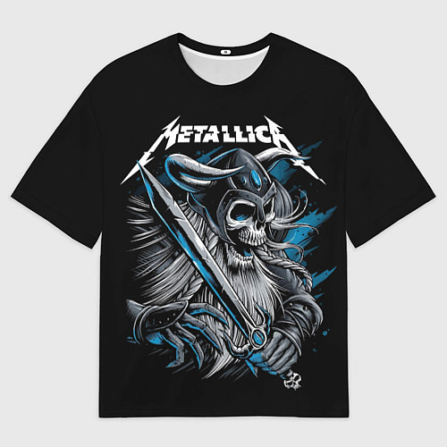 Мужская футболка оверсайз Metallica / 3D-принт – фото 1