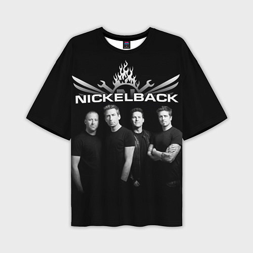 Мужская футболка оверсайз Nickelback Band / 3D-принт – фото 1