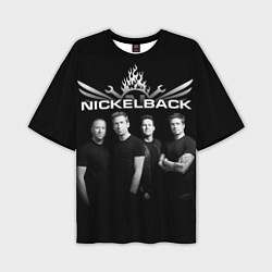 Мужская футболка оверсайз Nickelback Band