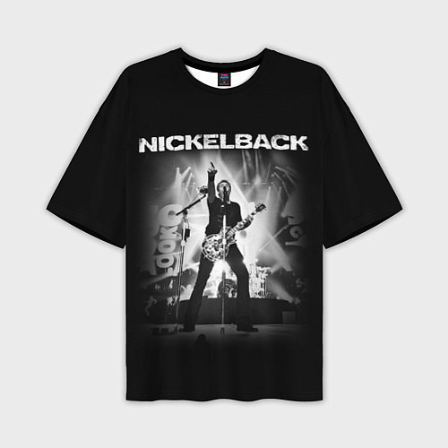 Мужская футболка оверсайз Nickelback Rock / 3D-принт – фото 1