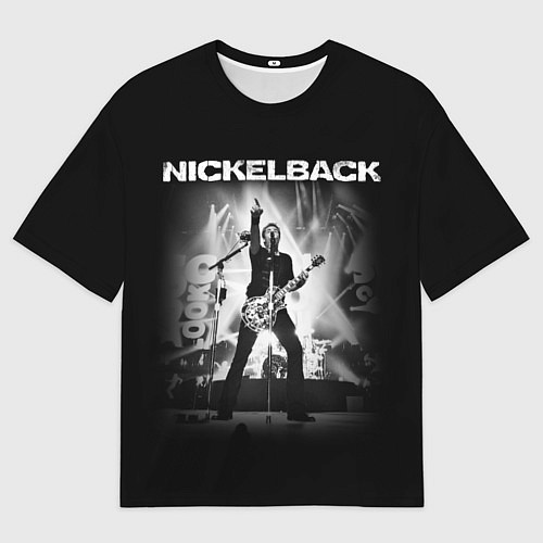 Мужская футболка оверсайз Nickelback Rock / 3D-принт – фото 1