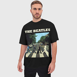 Футболка оверсайз мужская The Beatles: Abbey Road, цвет: 3D-принт — фото 2