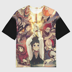 Мужская футболка оверсайз Изуку