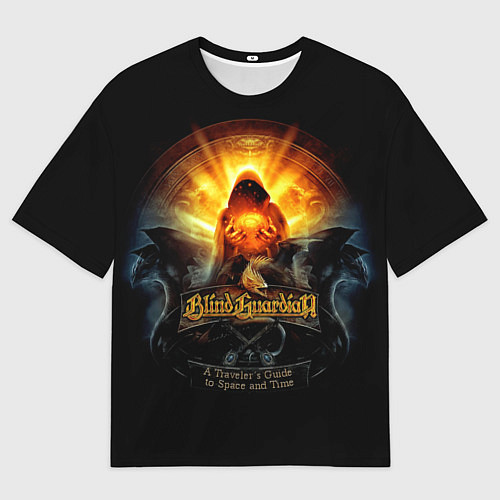 Мужская футболка оверсайз Blind Guardian: Guide to Space / 3D-принт – фото 1