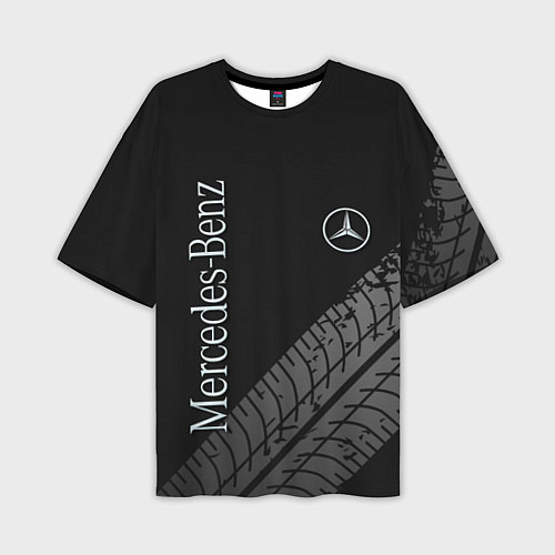 Мужская футболка оверсайз Mercedes AMG: Street Style / 3D-принт – фото 1